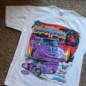 Rare VTG WWE Undertaker Graphic RHRA Racing T-shirt Streetwear Size Medium